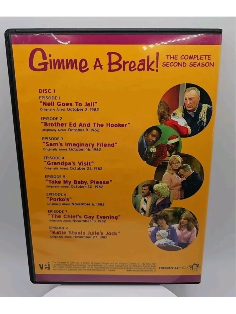 Gimme A Break The Complete Second Season 2 (DVD, 3 Disc Set, Region 1) Slipcover - Picture 6 of 13
